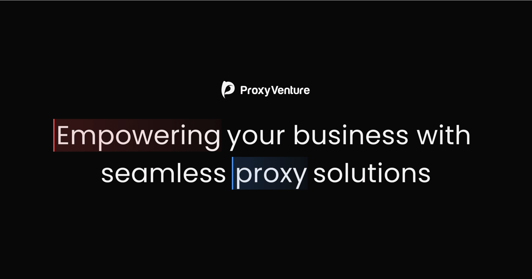 proxyventure website homepage built with Framer