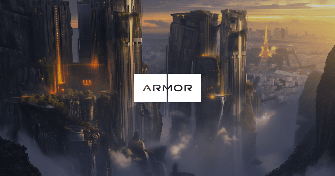 armor website homepage built with Framer