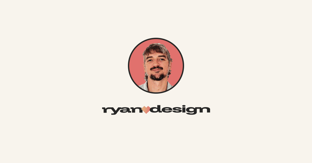 ryan.harte.design website homepage built with Framer