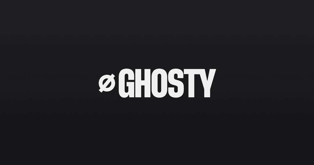 Ghosty Studio website homepage built with Framer