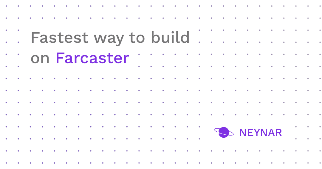 Neynar website homepage built with Framer