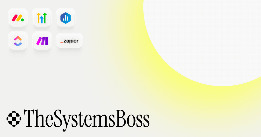 The Systems Boss website homepage built with Framer