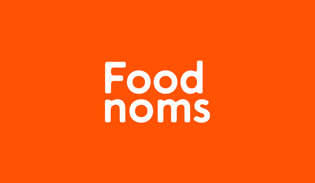 Foodnoms website homepage built with Framer