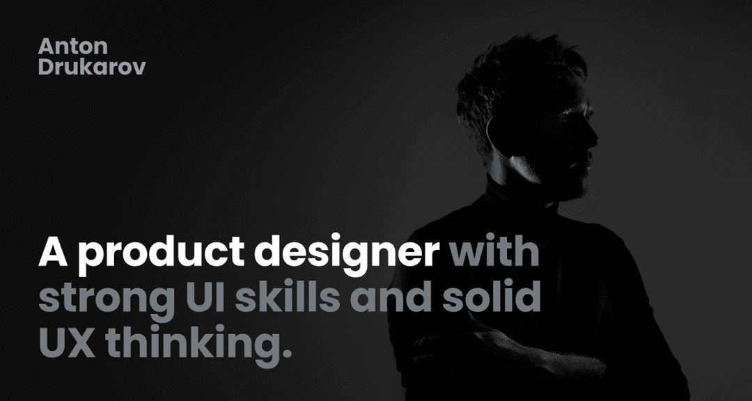 Personal Portfolio website homepage built with Framer