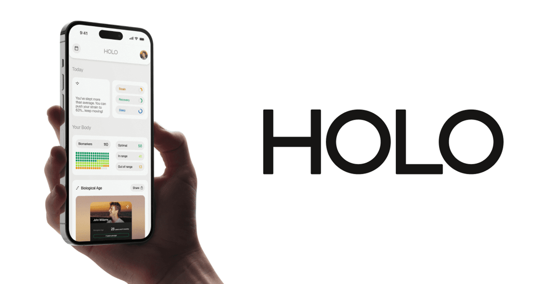 Holo website homepage built with Framer