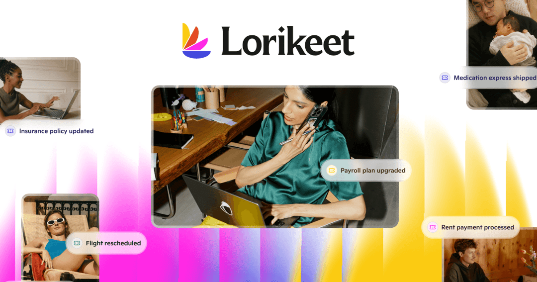 lorikeetcx website homepage built with Framer