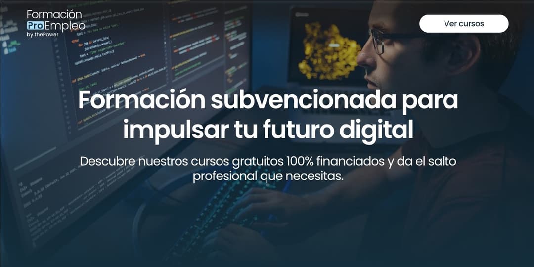 formacionproempleo website homepage built with Framer