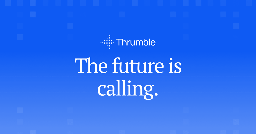 Thrumble website homepage built with Framer