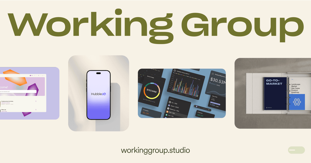 workinggroup.studio website homepage built with Framer