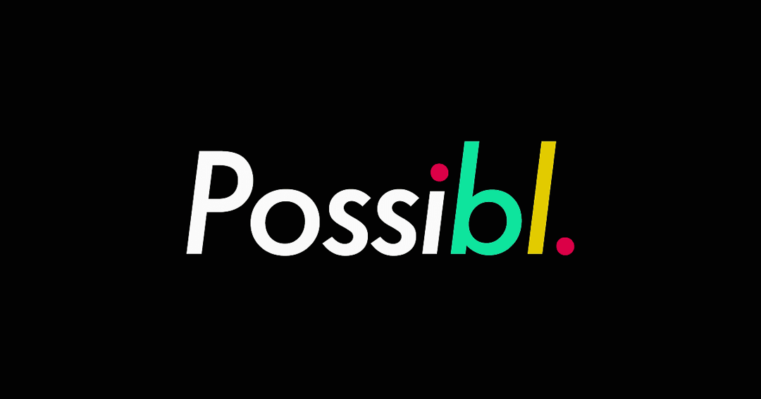 Possibl website homepage built with Framer