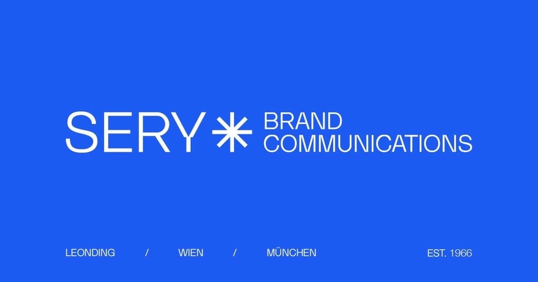 Sery* Brand Communications website homepage built with Framer