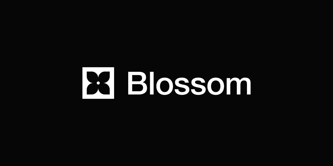 Blossom website homepage built with Framer