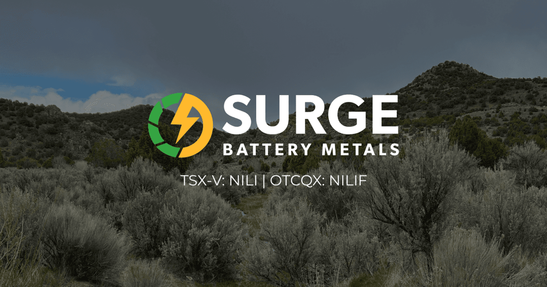surgebatterymetals website homepage built with Framer