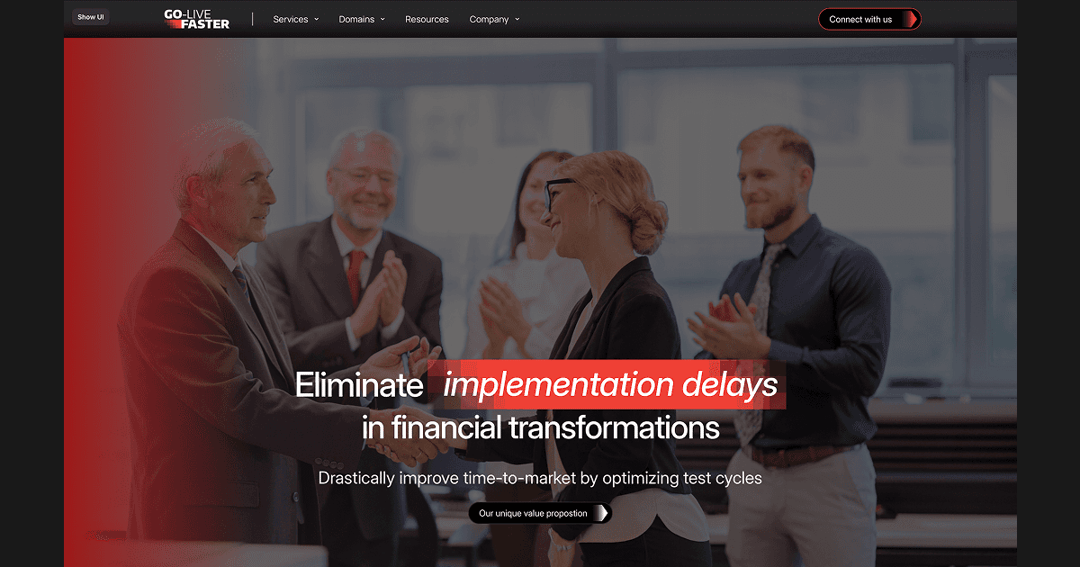 Digital Banking Launch Website website homepage built with Framer