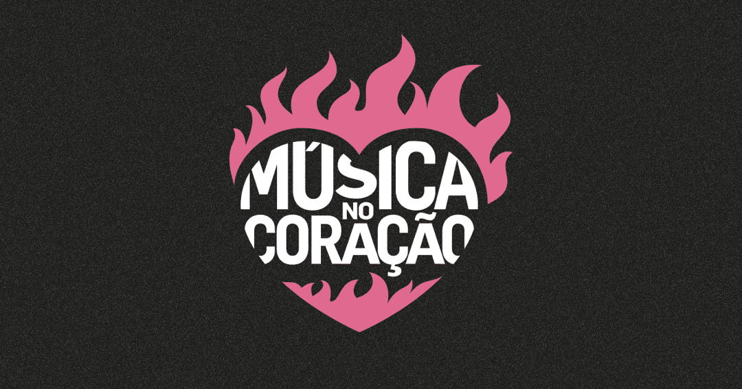 Música no Coração website homepage built with Framer