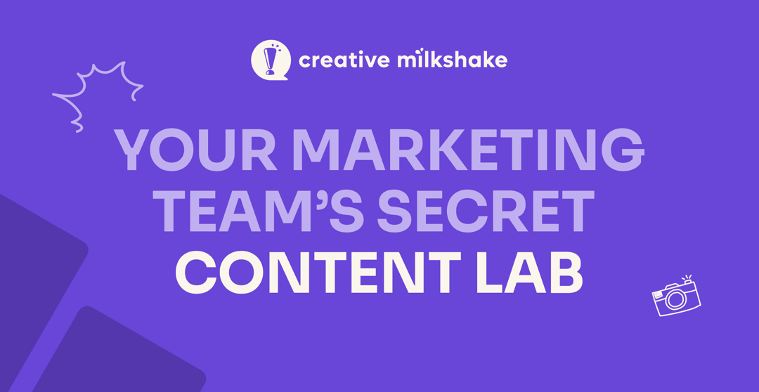 Creative Milkshake website homepage built with Framer