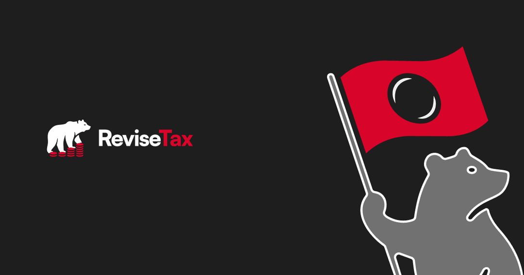 Revise Tax website homepage built with Framer