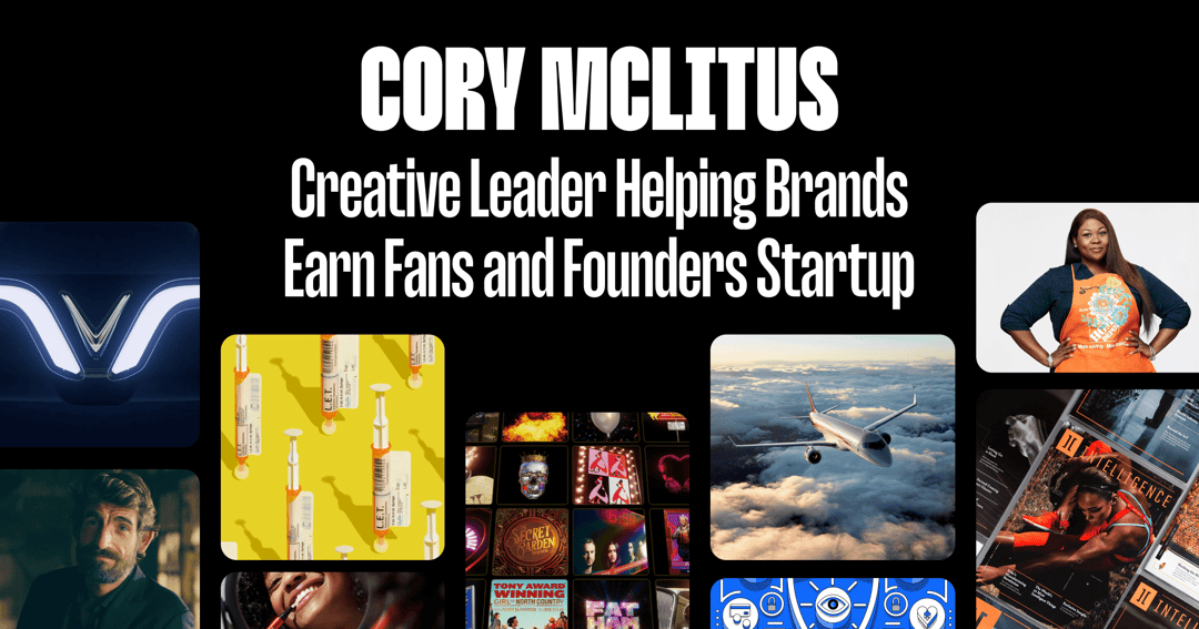 Cory McLitus - Creative Leader website homepage built with Framer