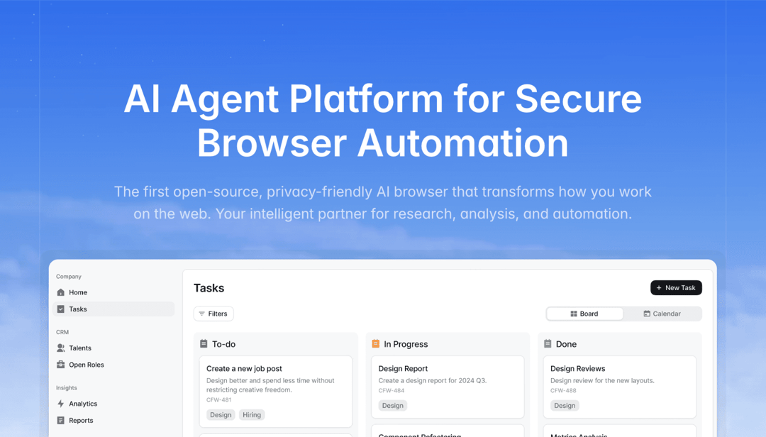 BOP website homepage built with Framer