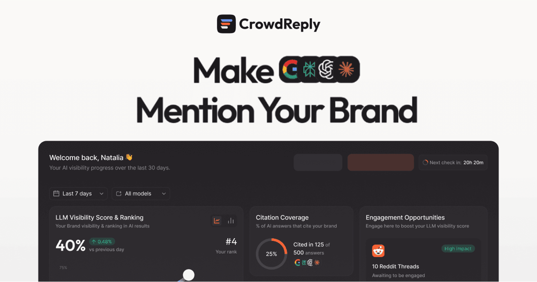 Crowd Reply website homepage built with Framer