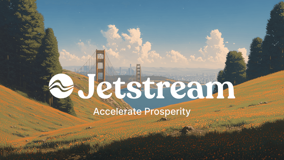 Jetstream website homepage built with Framer