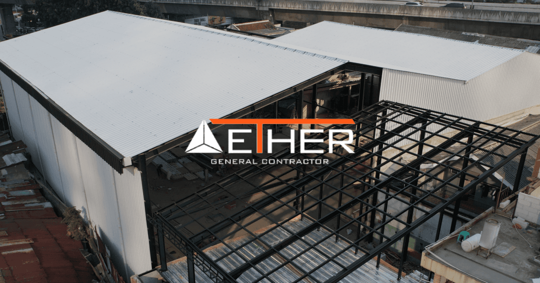 Aetherina website homepage built with Framer