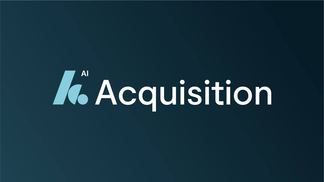 AI Acquisition website homepage built with Framer