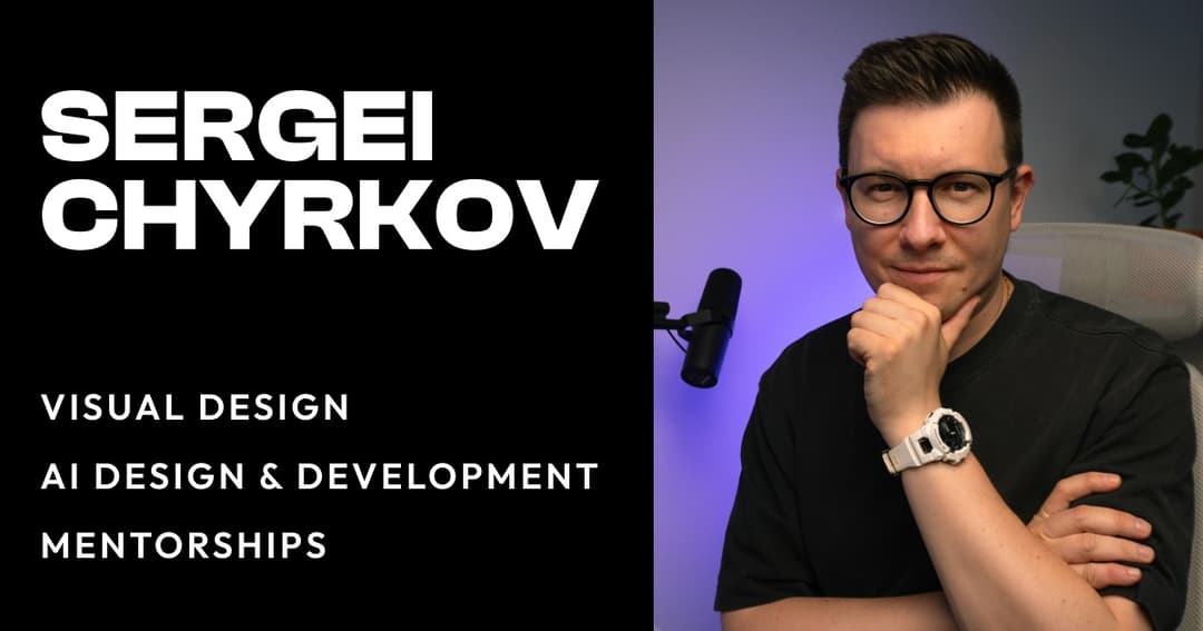 Sergei Chyrkov Personal Website website homepage built with Framer