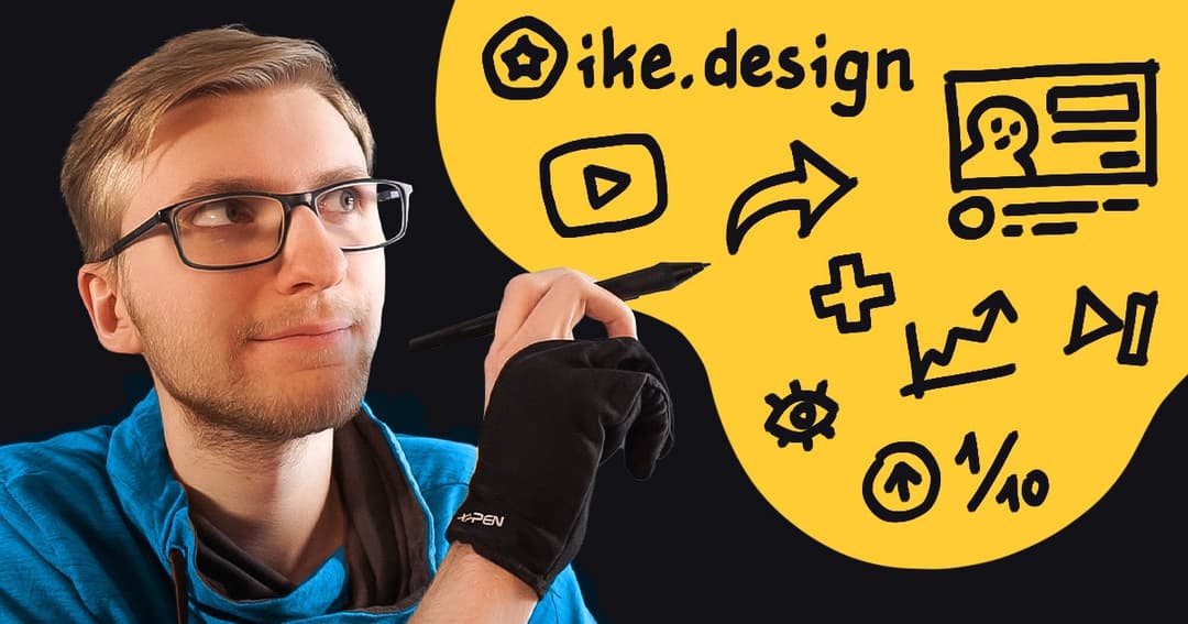 ike.design website homepage built with Framer