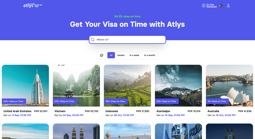 Security page for atlys.com website homepage built with Framer