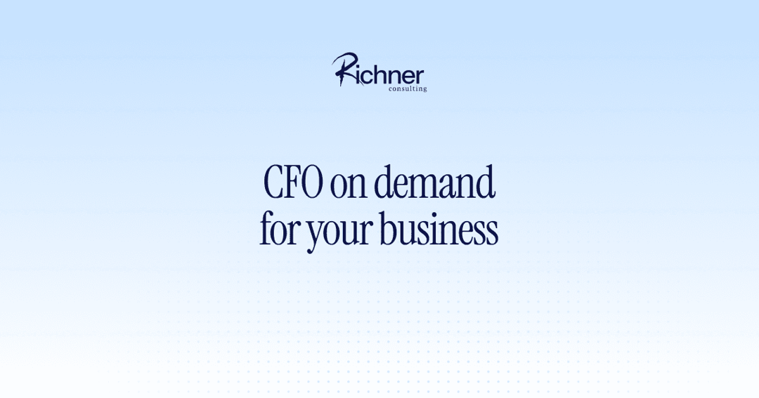 Richner Consulting website homepage built with Framer
