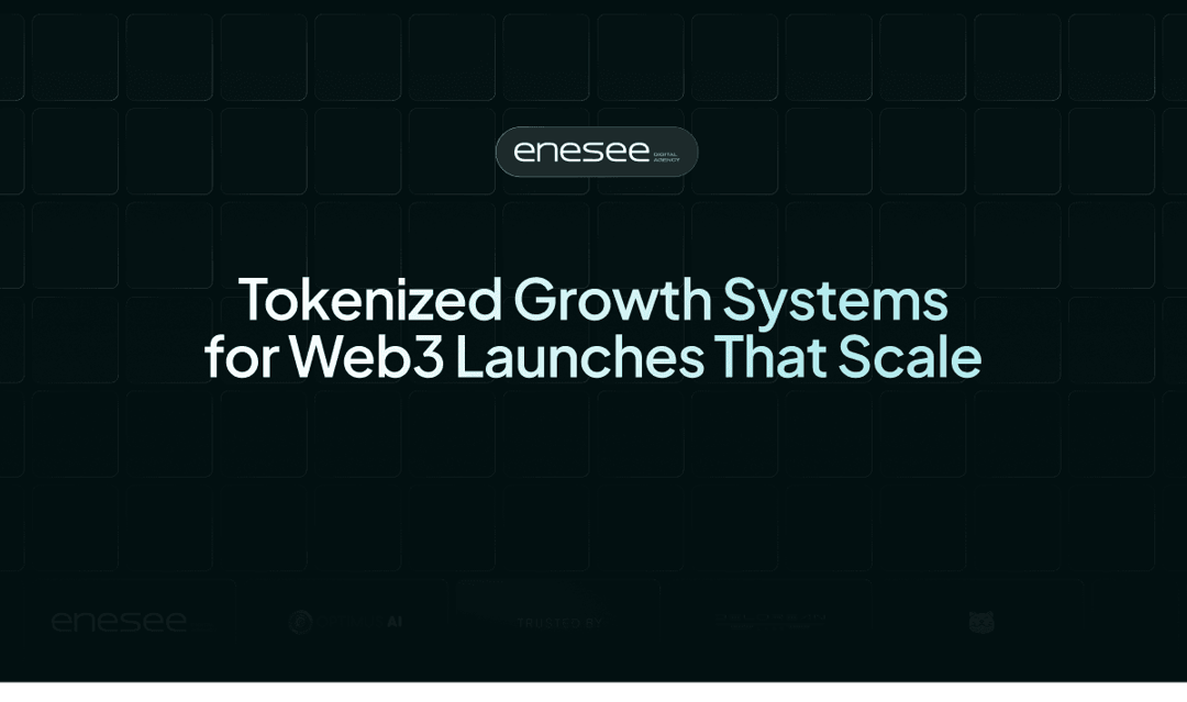 Enesee agency website homepage built with Framer
