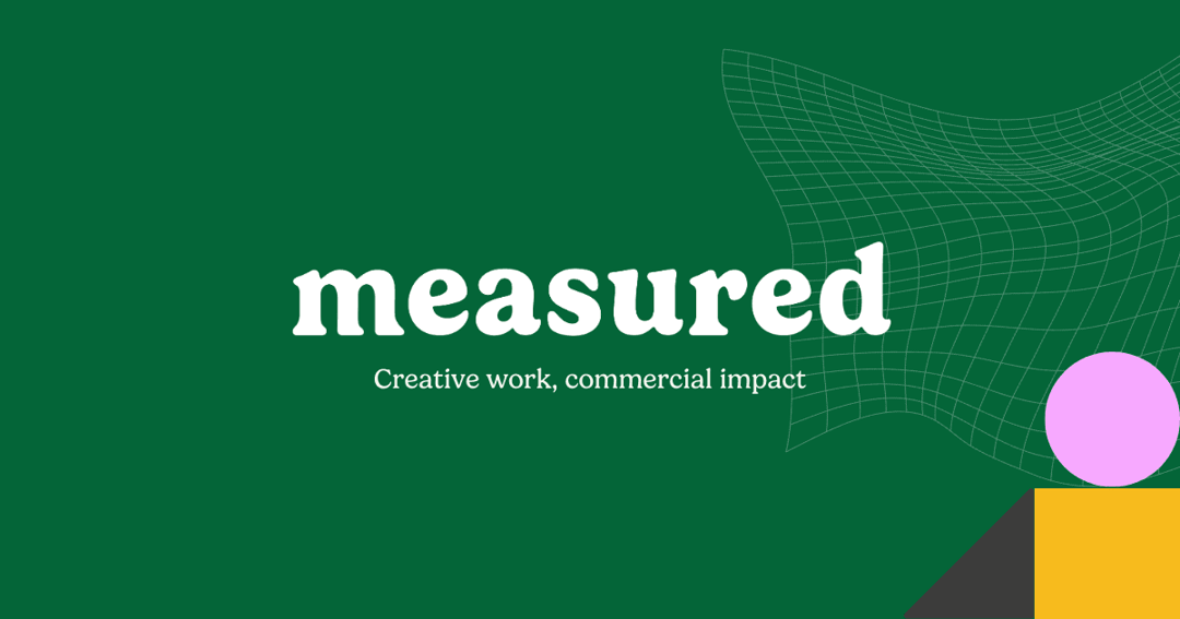 Measured Branding website homepage built with Framer