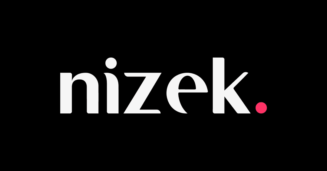 nizek website homepage built with Framer