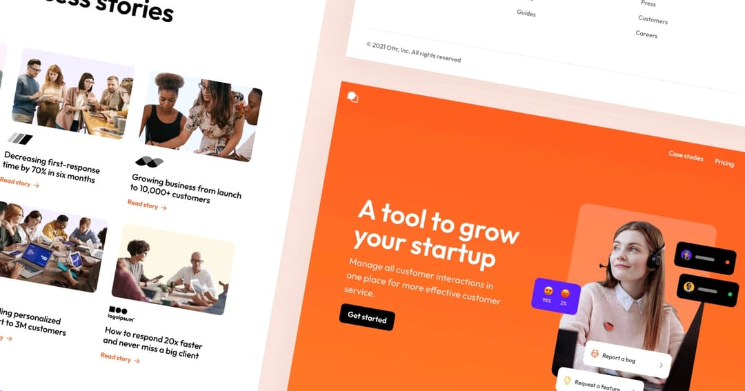 Param Ai website homepage built with Framer