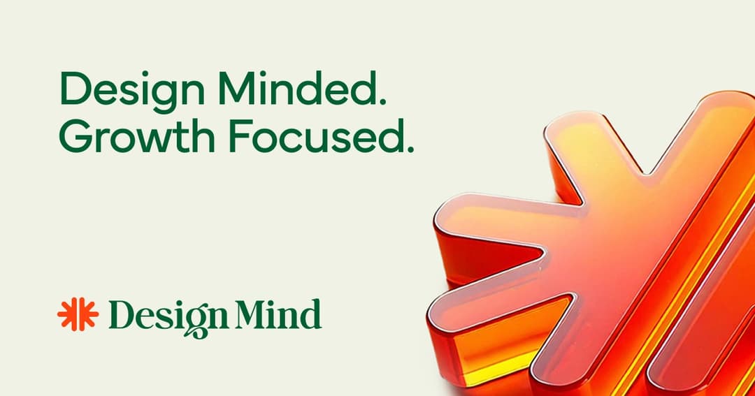 Design Mind website homepage built with Framer