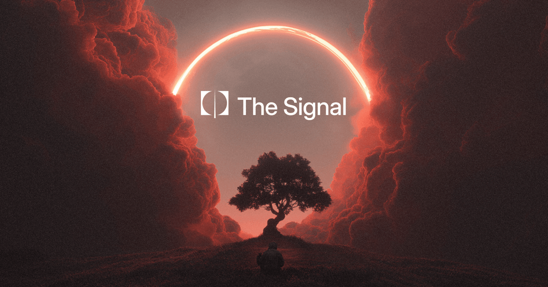 The Signal - AI Without the noise website homepage built with Framer
