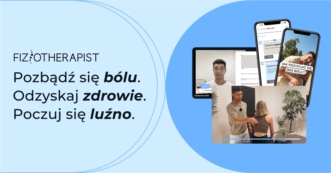 Fizjotherapist Platform Landing website homepage built with Framer