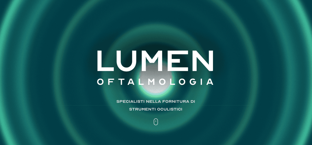 Lumen Oftalmologia website homepage built with Framer