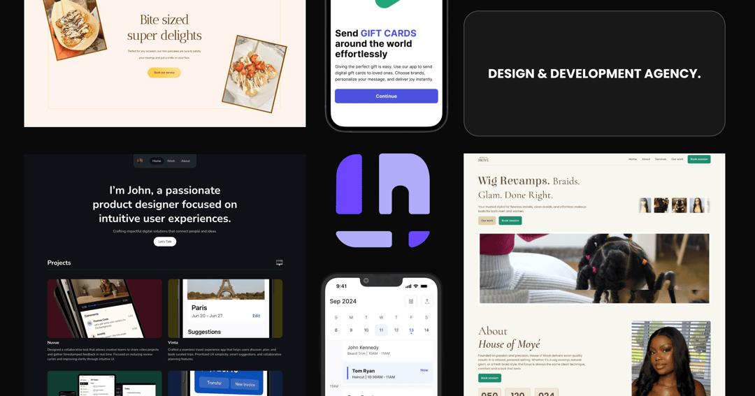 4aims.com website homepage built with Framer