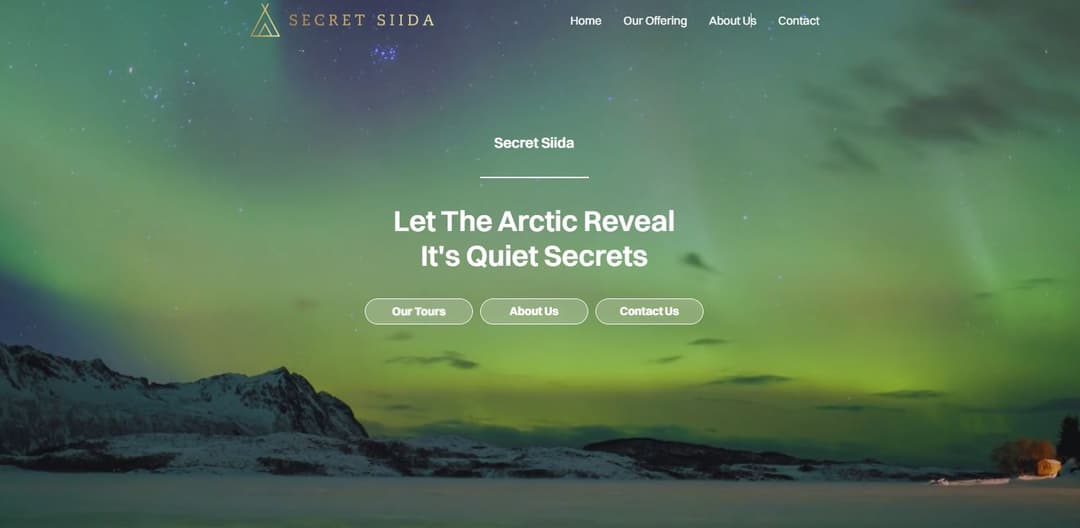 Website For Travelling Agency website homepage built with Framer