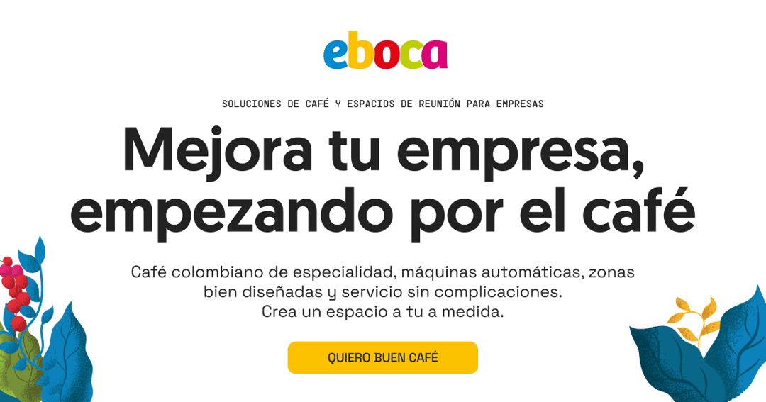 Eboca website homepage built with Framer