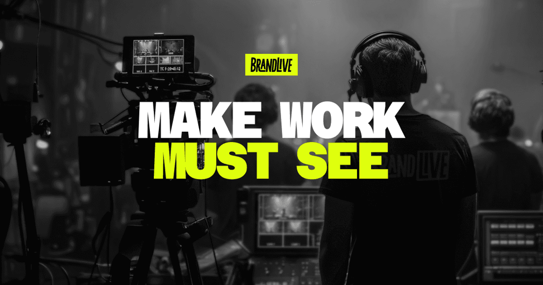 brandlive website homepage built with Framer