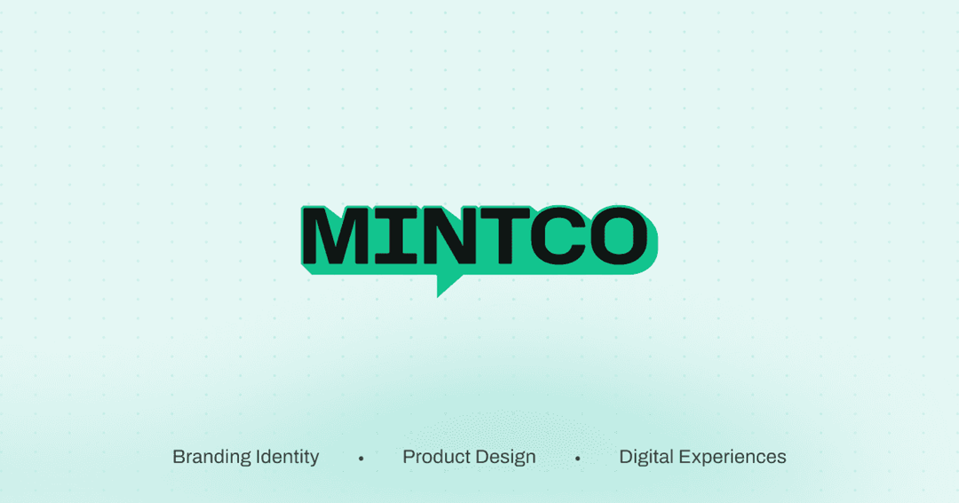 Mint.co Studio website homepage built with Framer