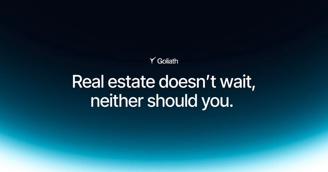 Goliath website homepage built with Framer