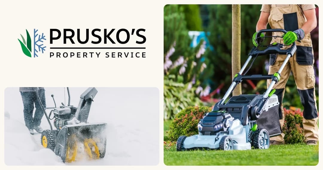 Prusko's Property Service website homepage built with Framer