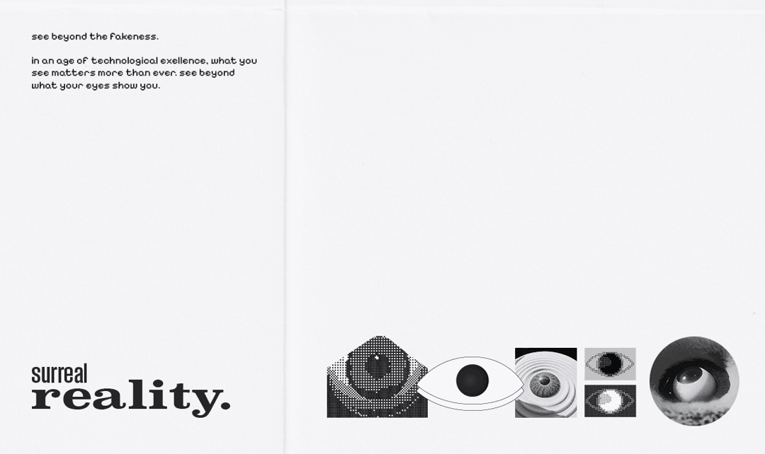 surrealreality.xyz website homepage built with Framer