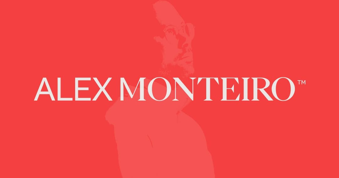 alexmonteiro website homepage built with Framer