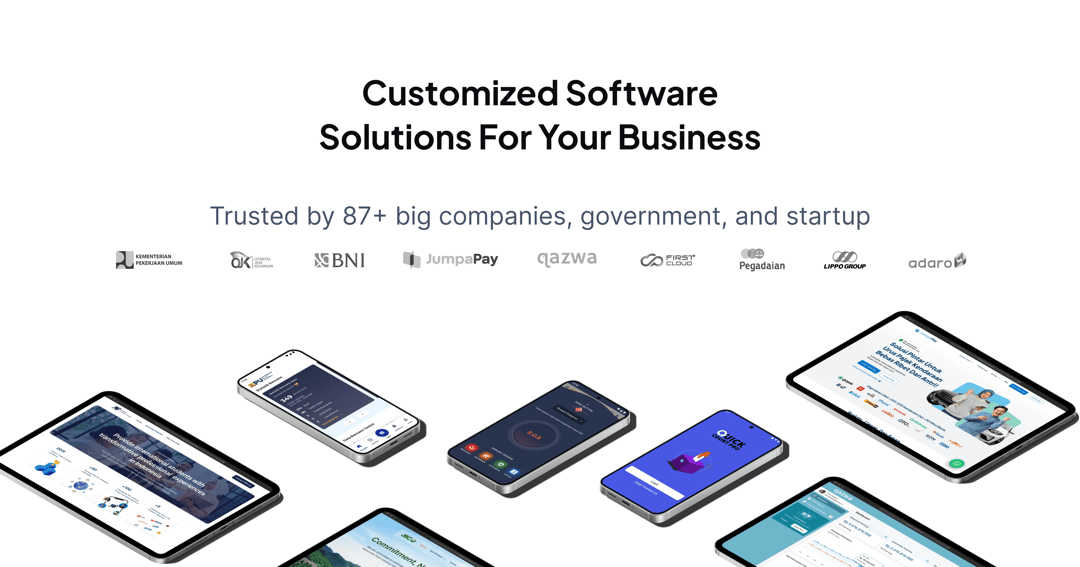 Agency Company Profile website homepage built with Framer