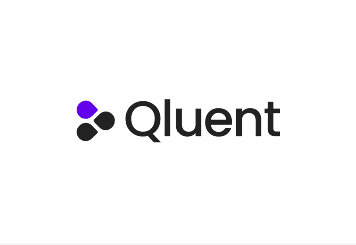 qluent website homepage built with Framer